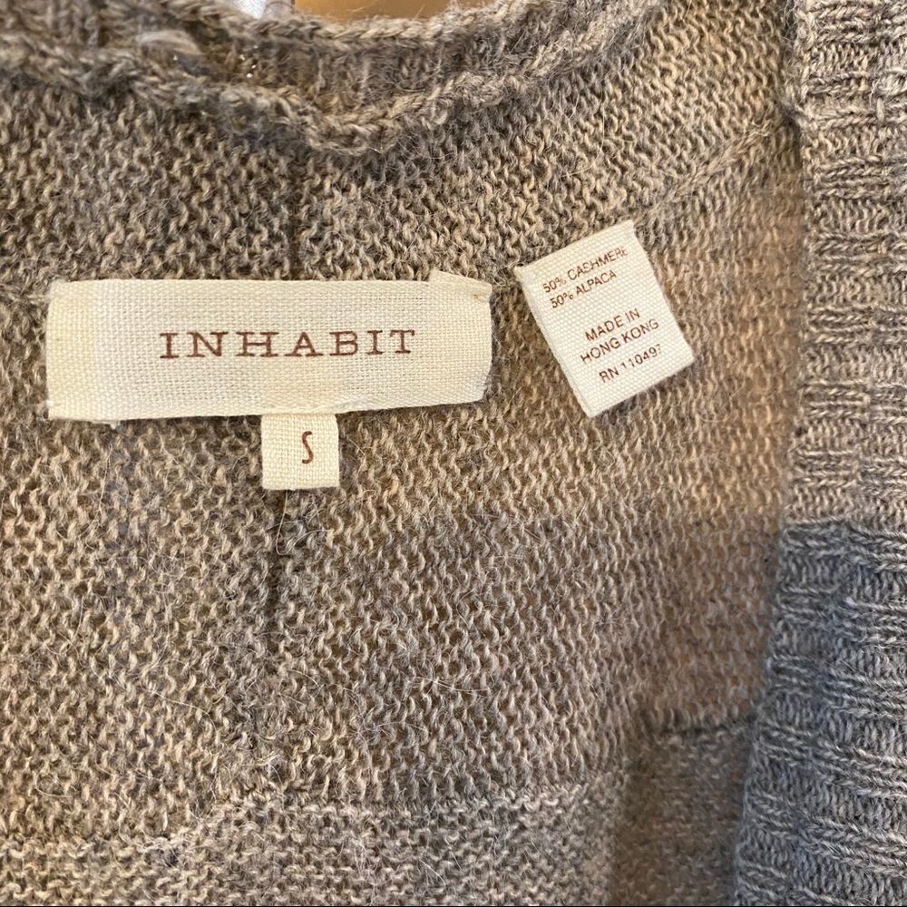 Inhabit Cashmere Alpaca Blend distressed long cardigan - size S - Picture 2 of 6